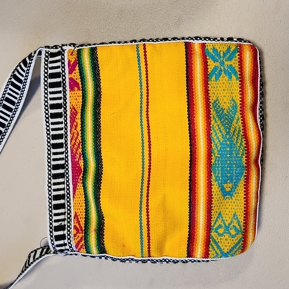Colorful Little Panama Cross Body Bag. - Picture 3 of 9